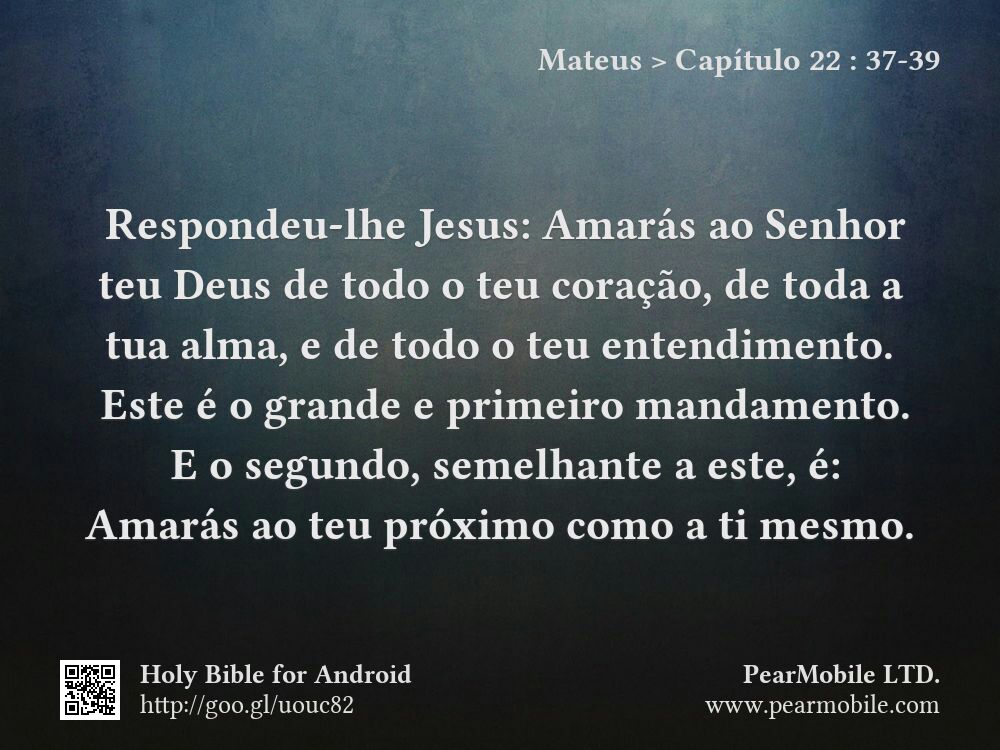 Mateus, Capítulo 22:37-39